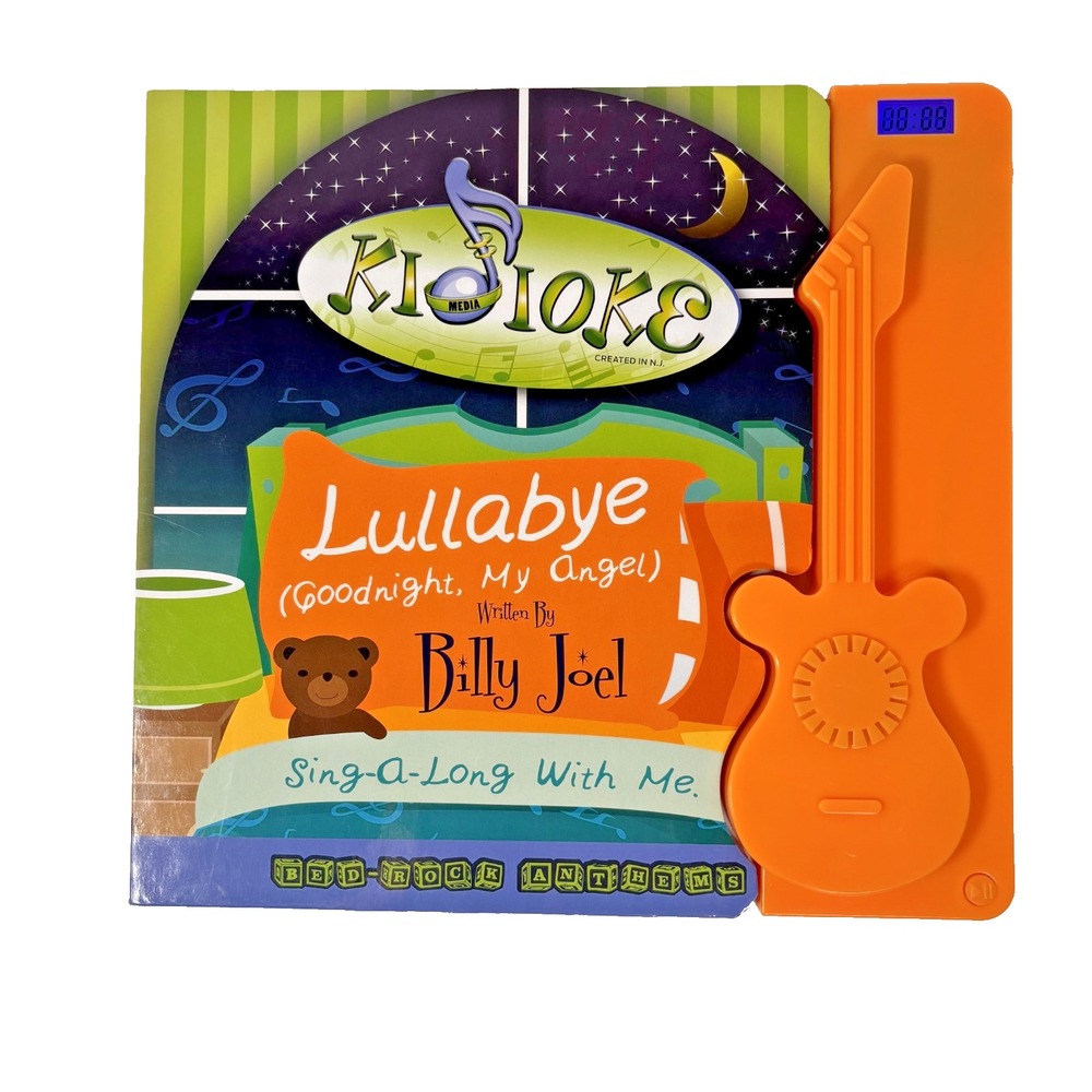 Kidioke Lullabye Goodnight My Angel Billy Joel Interactive Sound Book RARE